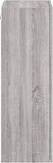 vidaXL - Tv-wandmeubel - 40,5x30x90 - cm - bewerkt - hout - grijs - sonoma