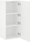 vidaXL - Tv-wandmeubel - 40,5x30x90 - cm - bewerkt - hout - wit