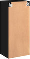 vidaXL - Tv-wandmeubel - 40,5x30x90 - cm - bewerkt - hout - zwart