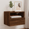vidaXL - Tv-wandmeubel - 40x30x30 - cm - bewerkt - hout - bruin - eikenkleur