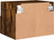vidaXL - Tv-wandmeubel - 40x30x30 - cm - bewerkt - hout - gerookt - eikenkleurig