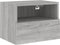 vidaXL - Tv-wandmeubel - 40x30x30 - cm - bewerkt - hout - grijs - sonoma