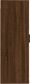 vidaXL - Tv-wandmeubel - 40x34,5x100 - cm - bruin - eikenkleur