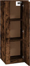 vidaXL - Tv-wandmeubel - 40x34,5x100 - cm - gerookt - eikenkleurig