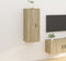 vidaXL - Tv-wandmeubel - 40x34,5x100 - cm - sonoma - eikenkleurig