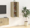 vidaXL - Tv-wandmeubel - 40x34,5x100 - cm - sonoma - eikenkleurig