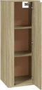 vidaXL - Tv-wandmeubel - 40x34,5x100 - cm - sonoma - eikenkleurig