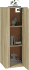 vidaXL - Tv-wandmeubel - 40x34,5x100 - cm - sonoma - eikenkleurig