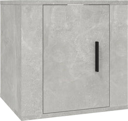 vidaXL - Tv-wandmeubel - 40x34,5x40 - cm - betongrijs