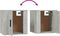 vidaXL - Tv-wandmeubel - 40x34,5x40 - cm - betongrijs