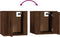 vidaXL - Tv-wandmeubel - 40x34,5x40 - cm - bruin - eikenkleur