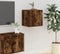 vidaXL - Tv-wandmeubel - 40x34,5x40 - cm - gerookt - eikenkleurig