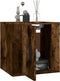 vidaXL - Tv-wandmeubel - 40x34,5x40 - cm - gerookt - eikenkleurig