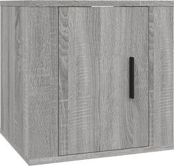 vidaXL - Tv-wandmeubel - 40x34,5x40 - cm - grijs - sonoma - eikenkleurig