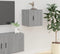 vidaXL - Tv-wandmeubel - 40x34,5x40 - cm - grijs - sonoma - eikenkleurig