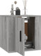 vidaXL - Tv-wandmeubel - 40x34,5x40 - cm - grijs - sonoma - eikenkleurig