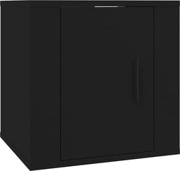 vidaXL - Tv-wandmeubel - 40x34,5x40 - cm - zwart