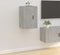 vidaXL - Tv-wandmeubel - 40x34,5x60 - cm - betongrijs