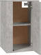 vidaXL - Tv-wandmeubel - 40x34,5x60 - cm - betongrijs
