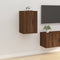 vidaXL - Tv-wandmeubel - 40x34,5x60 - cm - bruin - eikenkleur