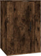 vidaXL - Tv-wandmeubel - 40x34,5x60 - cm - gerookt - eikenkleurig