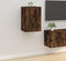 vidaXL - Tv-wandmeubel - 40x34,5x60 - cm - gerookt - eikenkleurig