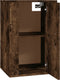 vidaXL - Tv-wandmeubel - 40x34,5x60 - cm - gerookt - eikenkleurig