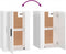 vidaXL - Tv-wandmeubel - 40x34,5x60 - cm - hoogglans - wit
