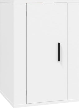 vidaXL - Tv-wandmeubel - 40x34,5x60 - cm - wit