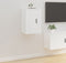 vidaXL - Tv-wandmeubel - 40x34,5x60 - cm - wit