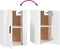 vidaXL - Tv-wandmeubel - 40x34,5x60 - cm - wit