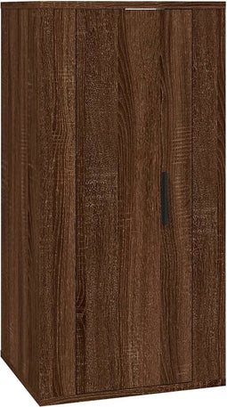 vidaXL - Tv-wandmeubel - 40x34,5x80 - cm - bruin - eikenkleur