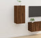 vidaXL - Tv-wandmeubel - 40x34,5x80 - cm - bruin - eikenkleur