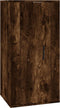 vidaXL - Tv-wandmeubel - 40x34,5x80 - cm - gerookt - eikenkleurig
