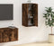 vidaXL - Tv-wandmeubel - 40x34,5x80 - cm - gerookt - eikenkleurig