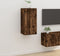 vidaXL - Tv-wandmeubel - 40x34,5x80 - cm - gerookt - eikenkleurig