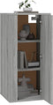 vidaXL - Tv-wandmeubel - 40x34,5x80 - cm - grijs - sonoma - eikenkleurig