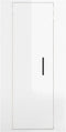 vidaXL - Tv-wandmeubel - 40x34,5x80 - cm - hoogglans - wit