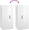 vidaXL - Tv-wandmeubel - 40x34,5x80 - cm - hoogglans - wit