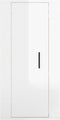 vidaXL - Tv-wandmeubel - 40x34,5x80 - cm - hoogglans - wit