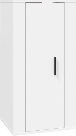 vidaXL - Tv-wandmeubel - 40x34,5x80 - cm - wit