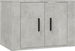 vidaXL - Tv-wandmeubel - 57x34,5x40 - cm - betongrijs