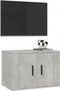 vidaXL - Tv-wandmeubel - 57x34,5x40 - cm - betongrijs