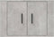 vidaXL - Tv-wandmeubel - 57x34,5x40 - cm - betongrijs