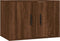 vidaXL - Tv-wandmeubel - 57x34,5x40 - cm - bruin - eikenkleur
