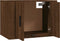 vidaXL - Tv-wandmeubel - 57x34,5x40 - cm - bruin - eikenkleur