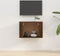 vidaXL - Tv-wandmeubel - 57x34,5x40 - cm - bruin - eikenkleur