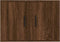 vidaXL - Tv-wandmeubel - 57x34,5x40 - cm - bruin - eikenkleur
