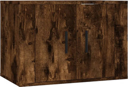 vidaXL - Tv-wandmeubel - 57x34,5x40 - cm - gerookt - eikenkleurig