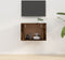 vidaXL - Tv-wandmeubel - 57x34,5x40 - cm - gerookt - eikenkleurig